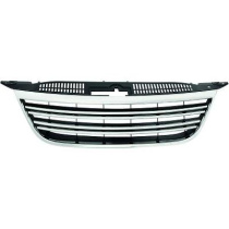 VW TIGUAN 07-11 Ribbad Svart/Krom Sportgrill DIEDERICHS